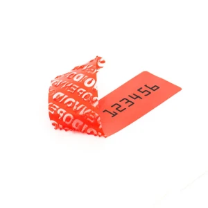 Rood verzegelingsetiket New Generation 100x20 mm