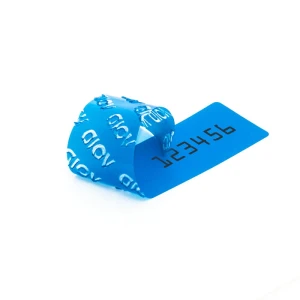Blauw verzegelingsetiket New Generation 100x20 mm